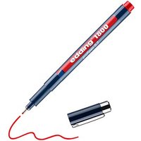edding 1800 Fineliner rot 0,7 mm, 1 St. von Edding
