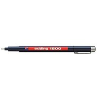 edding 1800 profipen 0.1 Fineliner schwarz 0,25 mm, 1 St. von Edding