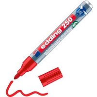 edding 250 Whiteboard-Marker rot 1,5 - 3,0 mm, 1 St. von Edding