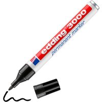 edding 3000 "Permanent-Marker" - Schwarz von Schwarz