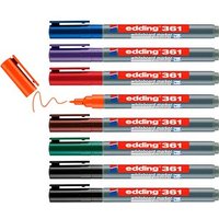 edding 361 Whiteboard-Marker farbsortiert 1,0 mm, 8 St. von Edding