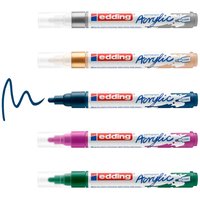 edding 5100 Acrylic "Acrylmarker - Festlich", Mittel, 5er-Set edding 5100 Acrylic "Acrylmarker - Festlich", Mittel, 5er-Set von Edding
