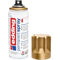 edding 5200 "Permanentspray", Seidenmatt - Reichgold von Gold