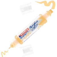 edding 5400 Acrylic "Acryl 3D - Double Liner" - Pastell-Gelb edding 5400 Acrylic "Acryl 3D - Double Liner" - Pastell-Gelb von Edding
