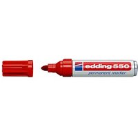 edding 550 Permanentmarker rot 3,0 - 4,0 mm, 1 St. von Edding