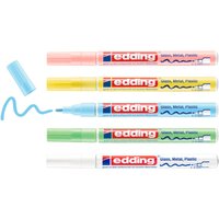 edding 751 Glanzlack-Marker Pastell, 5er-Set edding 751 Glanzlack-Marker Pastell, 5er-Set von Edding