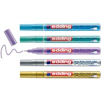 edding 780 Glanzlack-Marker Metallic, Special, 5er-Set von Multi