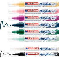 edding Acrylic "Acrylmarker - Nordic", 8er-Set von Multi