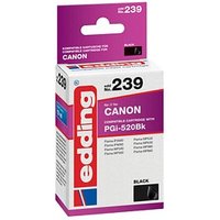 edding EDD-239  schwarz Druckerpatrone kompatibel zu Canon PGI-520 BK von Edding