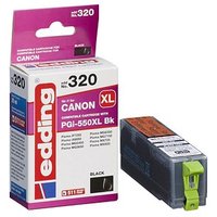 edding EDD-320  schwarz Druckerpatrone kompatibel zu Canon PGI-550 XL von Edding