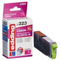edding EDD-323  magenta Druckerpatrone kompatibel zu Canon CLI-551 XL von Edding