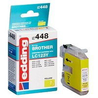 edding EDD-448  gelb Druckerpatrone kompatibel zu brother LC-123Y von Edding