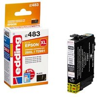 edding EDD-483  schwarz Druckerpatrone kompatibel zu EPSON 29XL / T2991XL von Edding