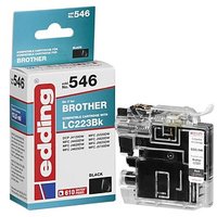 edding EDD-546  schwarz Druckerpatrone kompatibel zu brother LC-223BK von Edding