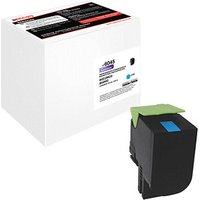 edding EDD-6045  cyan Toner kompatibel zu LEXMARK 80C2HC0 von Edding