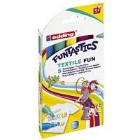 edding Funtastics Textilmarker farbsortiert 2,0 - 5,0 mm, 5 St. edding Funtastics Textilmarker farbsortiert 2,0 - 5,0 mm, 5 St. von Edding
