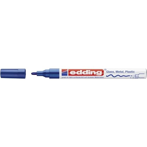 edding 751 Glanzlackmarker - blau - 1 Lackmarker - Rundspitze 1-2 mm - Lackstift für Glas, Stein, Holz, Kunststoff und Papier - wasserfest, stark deckend edding 751 Glanzlackmarker - blau - 1 Lackmarker - Rundspitze 1-2 mm - Lackstift für Glas, Stein, Holz, Kunststoff und Papier - wasserfest, stark deckend von edding