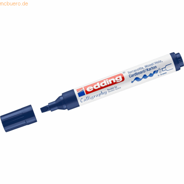 edding Kalligrafiedding Marker creative edding 1455 1-5mm stahlblau von Edding