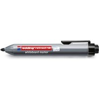 edding retract 12 Whiteboard-Marker schwarz 1,5 - 3,0 mm, 1 St. von Edding