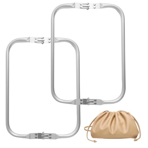 2 PCS Taschenrahmen Aluminium 25×9,5 cm, U-förmige Taschenbügel Metallrahmen mit robustem Kiss-Lock Verschluss für DIY Geldbörsen, Handtaschen, Clutches, Nähzubehör, ideal für Taschenherstellung 2 PCS Taschenrahmen Aluminium 25×9,5 cm, U-förmige Taschenbügel Metallrahmen mit robustem Kiss-Lock Verschluss für DIY Geldbörsen, Handtaschen, Clutches, Nähzubehör, ideal für Taschenherstellung von Eddrfy