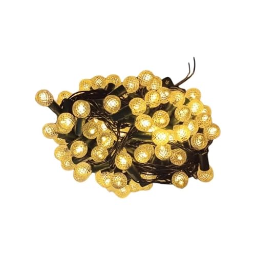Solar-Lichterkette mit Blasen, warmweiß, Gesamtlänge 12 m, ideal für Außendekoration, Solarenergie und wetterfest Solar-Lichterkette mit Blasen, warmweiß, Gesamtlänge 12 m, ideal für Außendekoration, Solarenergie und wetterfest von Eden pulse