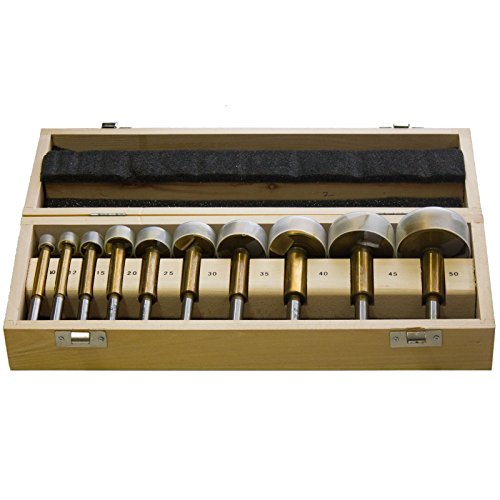 EDESSÖ SF3 SP-Stahl Forstnerbohrer Satz 10 Teile TIN-beschichtet EDESSÖ SF3 SP-Stahl Forstnerbohrer Satz 10 Teile TIN-beschichtet von Edessö