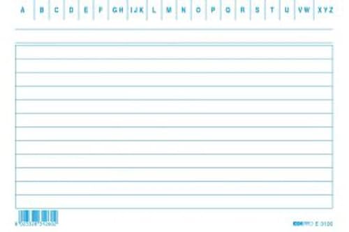 EDIPRO - E3126BL - 100 blaue linierte Karten f.to 10,5x15 EDIPRO - E3126BL - 100 blaue linierte Karten f.to 10,5x15 von Edipro