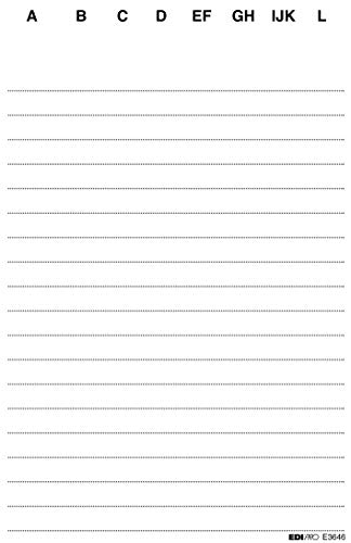 EDIPRO - E3646 - Registerbuch für Karteikarten aus Karton und plastifiziertem Nasensteg f.to 17 x 24 EDIPRO - E3646 - Registerbuch für Karteikarten aus Karton und plastifiziertem Nasensteg f.to 17 x 24 von Edipro