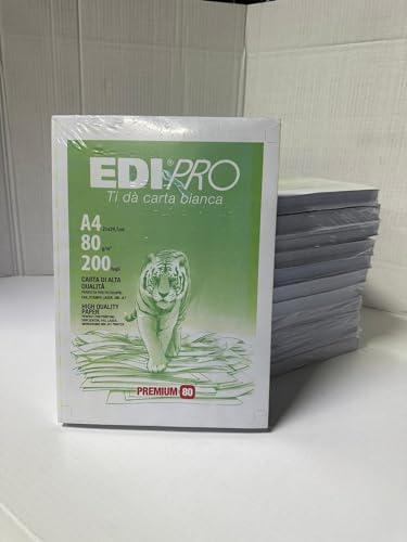 EdiPro EC223, Carta per fotocopie A4, 200 fogli von Edipro