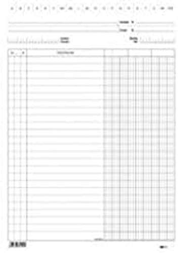 Edipro E3333VE 100 3-Spalten Karten grün F.To 21x15 von Edipro