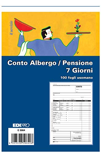 Edipro E5964 Notizblock für Hotel/Ruhestand, 7 Tage, 100 Blatt, Verwendung per Hand Edipro E5964 Notizblock für Hotel/Ruhestand, 7 Tage, 100 Blatt, Verwendung per Hand von Edipro
