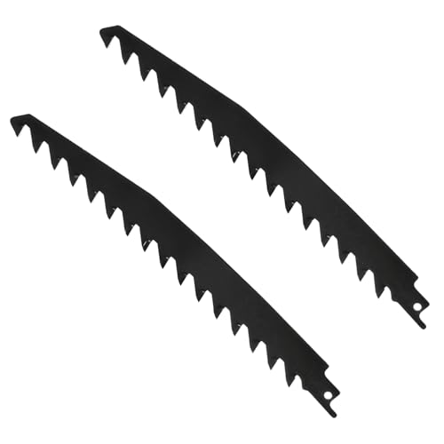 2 Stück Säbelsägeblatt Stein 225mm,Hartmetall Säbelsägeblatt,Steinsäge für Porenbeton,Geeignet für Ziegel, Beton, Zementplatten,Kompatibel mit Einhell, Bosch usw von Editbar