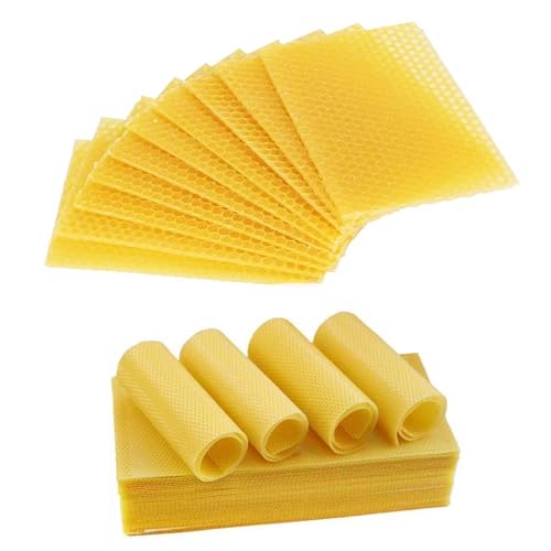 Editbar 30 Stück Bienenwachs Kerzen, 13 * 9cm Bienenwachsplatten Für Kerzen, Bienenwachskerzen,Wachsplatten Für Imkerei,Machen Sie Ihre Eigenen Kerzen,Zur Kerzenherstellung, Basteln, Weihnachtskerzen Editbar 30 Stück Bienenwachs Kerzen, 13 * 9cm Bienenwachsplatten Für Kerzen, Bienenwachskerzen,Wachsplatten Für Imkerei,Machen Sie Ihre Eigenen Kerzen,Zur Kerzenherstellung, Basteln, Weihnachtskerzen von Editbar