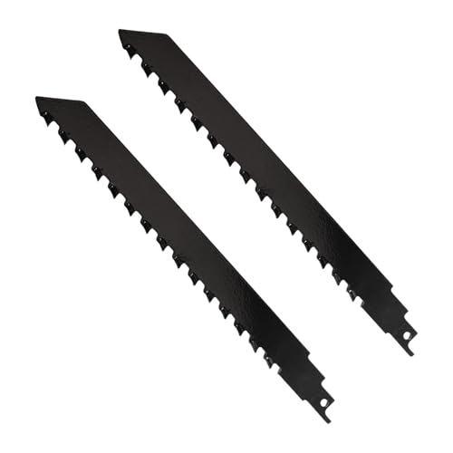 2 Stück Säbelsägeblatt Stein 240 mm,Hartmetall Säbelsägeblatt,Steinsäge für Porenbeton,Geeignet für Ziegel, Beton, Zementplatten,Kompatibel mit Einhell, Bosch, Dewalt usw von Editbar