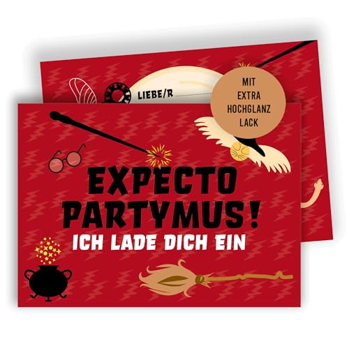 Edition Colibri 10 Einladungskarten Kindergeburtstag A6 – Zauber Motto, Magie Design, lustige Einladungen für Jungen, Mädchen & kleine Hexen Edition Colibri 10 Einladungskarten Kindergeburtstag A6 – Zauber Motto, Magie Design, lustige Einladungen für Jungen, Mädchen & kleine Hexen von Edition Colibri