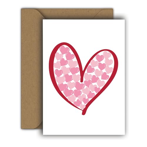 Edition Colibri Valentinstag Karte für Sie und Ihn, A6, Klappkarte mit Umschlag, Liebeskarte, Jahrestag, Jubiläumskarte, Valentinstagskarte, Herzmensch (Wahre Liebe) von Edition Colibri