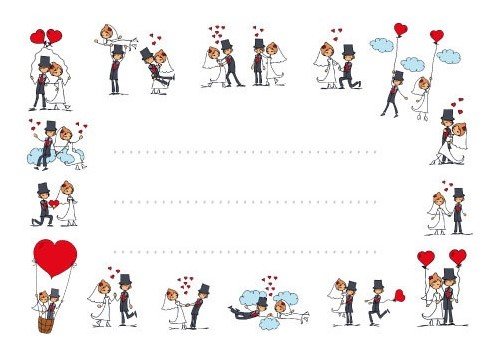 Lustige Tischkarten/Platzkarten/Namenskarten für Ihre Hochzeit SET 1, bestehend aus 10 St. - hochwertiger Bilderdruck auf festem Karton, perfekt für junge und junggebleibene Hochzeitspaare Lustige Tischkarten/Platzkarten/Namenskarten für Ihre Hochzeit SET 1, bestehend aus 10 St. - hochwertiger Bilderdruck auf festem Karton, perfekt für junge und junggebleibene Hochzeitspaare von Edition Colibri