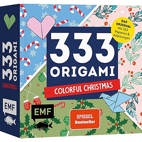 Block "333 Origami – Colorful Christmas" von Edition Fischer