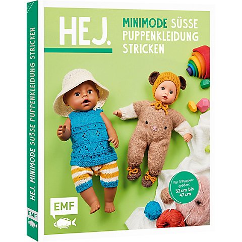 Buch "Hej Minimode – Süße Puppenkleidung stricken" von Edition Fischer