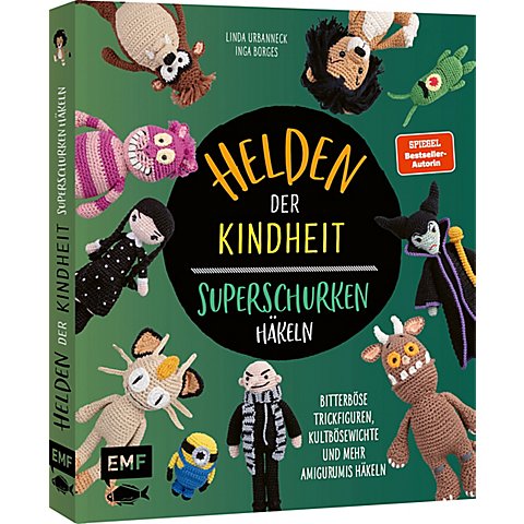 Buch "Helden der Kindheit – Das Häkelbuch der Superschurken" Buch "Helden der Kindheit – Das Häkelbuch der Superschurken" von Edition Fischer