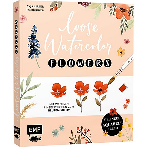 Buch "Loose Watercolor – Flowers" von Edition Fischer