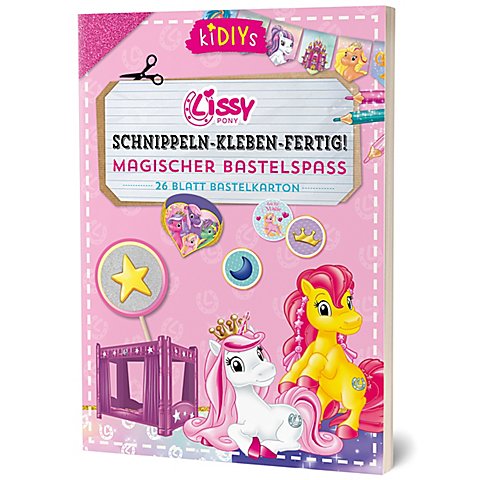 Bastelblock "Schnippeln – Kleben – Fertig! Lissy Pony Magischer Bastelspaß" von Édition Helmut Lingen