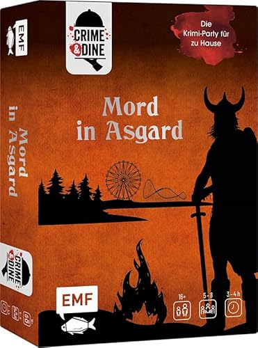 Crime & Dine – Das Krimi-Dinner-Set: Mord in Asgard: Krimi-Party für zu Hause mit Einladungen, Rollenheften, Lageplan, Hinweisen, Tischkarten, Rezepten, Kostümideen und mehr: Für 5–8 Personen von Edition Michael Fischer