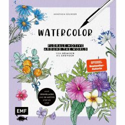 Watercolor - Florale Motive Around The World von EMF