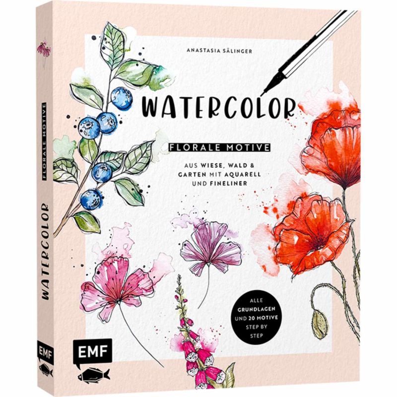 EMF Watercolor - Florale Motive aus Wiese, Wald & Garten von Edition Michael Fischer