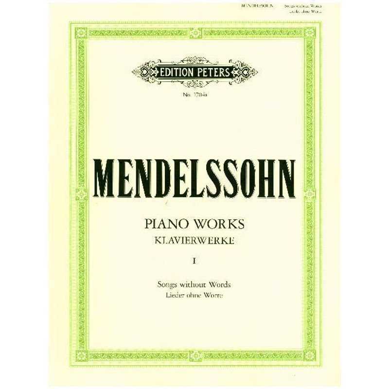 Klavierwerke / Piano Works - Felix Mendelssohn Bartholdy, Kartoniert (TB) von Edition Peters