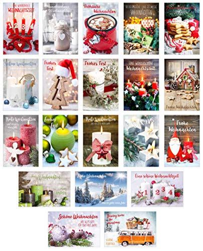 Edition Seidel Set 20 exklusive Premium Weihnachtskarten mit Umschlag. Doppelkarten/Klappkarten mit Briefumschlag. Weihnachten Karte Postkarte Weihnachtspostkarte Edition Seidel Set 20 exklusive Premium Weihnachtskarten mit Umschlag. Doppelkarten/Klappkarten mit Briefumschlag. Weihnachten Karte Postkarte Weihnachtspostkarte von Edition Seidel