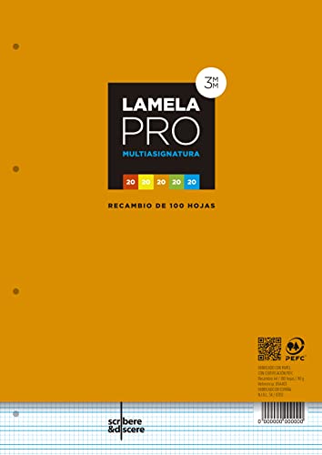 Ersatzteil Lamela-Pro 100H 5 Color, A4 AT.C3 mm, 5 Stück von Editorial Lamela