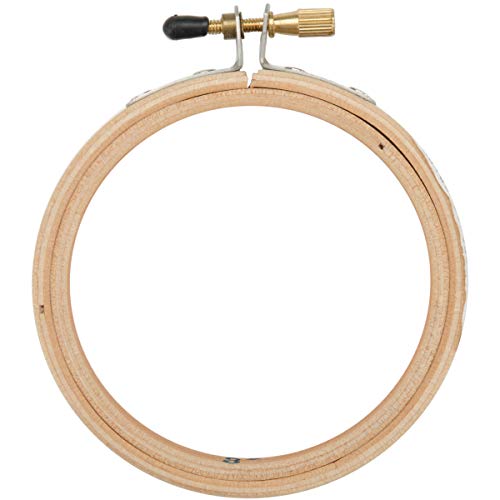 Frank A. Edmunds Wood Embroidery Hoop W/Round Edges 3"-Natural -CNEH-3N von Edmunds