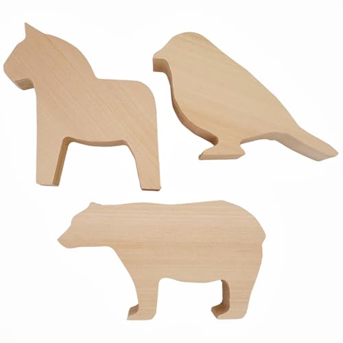 EdpaS Schnitzrohlinge groß aus Lindenholz Tierfiguren Bär Spatz und Dala Pferd - Schnitzholz, Holzrohling Ideal zum Schnitzen für Kinder - Lindenholz zum Schnitzen mit Schnitzholz Rohlinge EdpaS Schnitzrohlinge groß aus Lindenholz Tierfiguren Bär Spatz und Dala Pferd - Schnitzholz, Holzrohling Ideal zum Schnitzen für Kinder - Lindenholz zum Schnitzen mit Schnitzholz Rohlinge von EdpaS